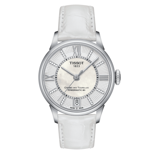 Tissot Chemin Des Tourelles Powermatic 80 32 Stainless Steel / MOP / Strap